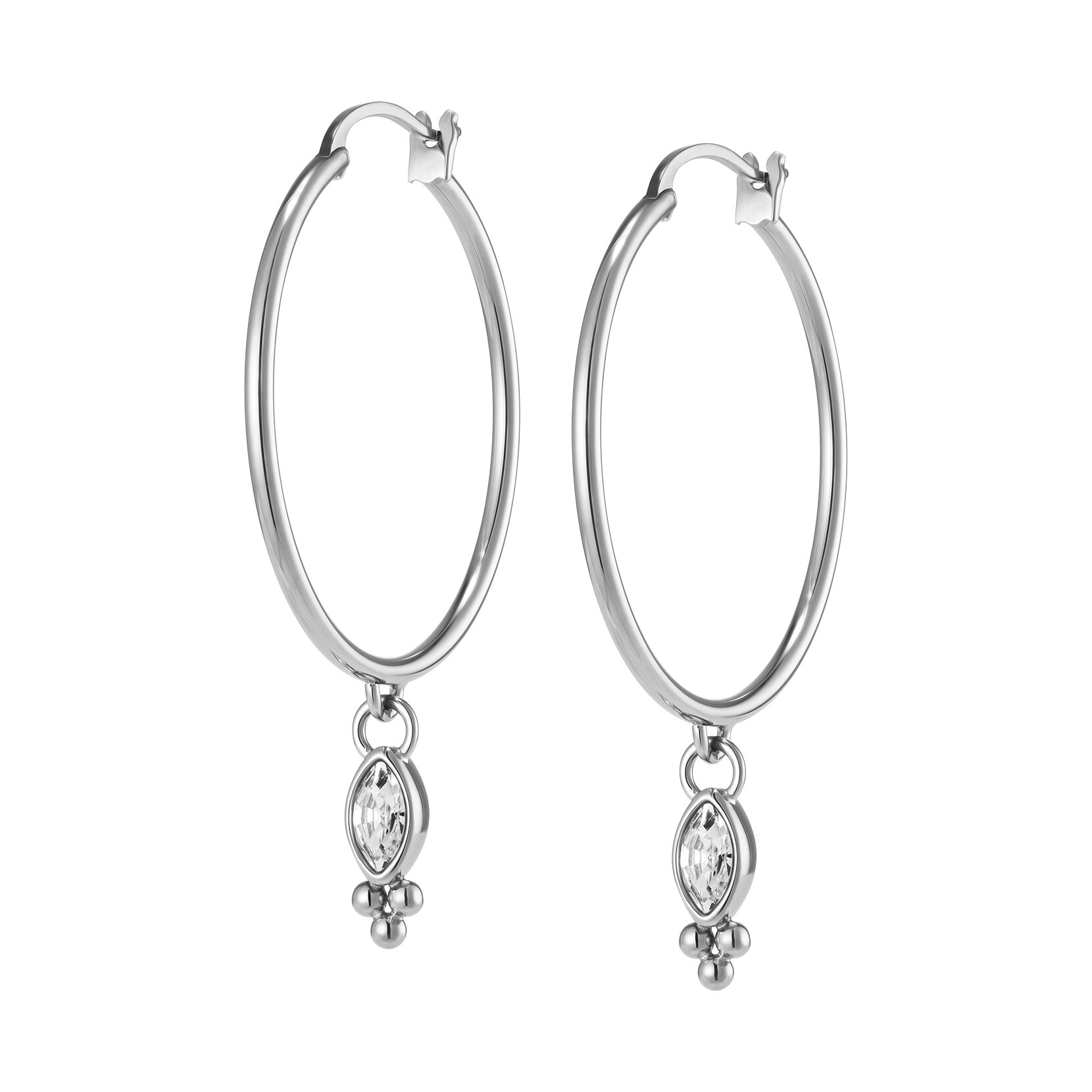 Créoles Dainty Argent