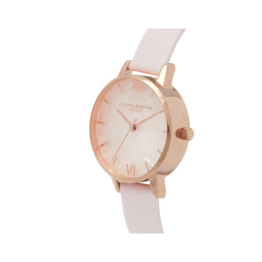 Semi Precious Blossom & Rose Gold Watch