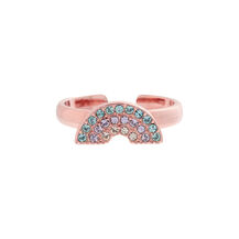 Rose Gold Rainbow Ring