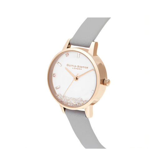 Wishing Watch Grey & Rose Gold Watch
