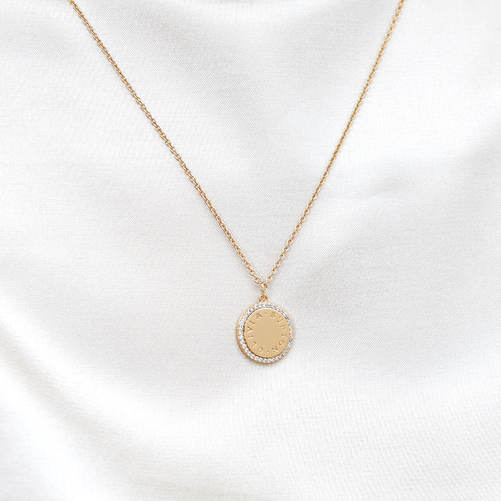 Gold Disc Necklace