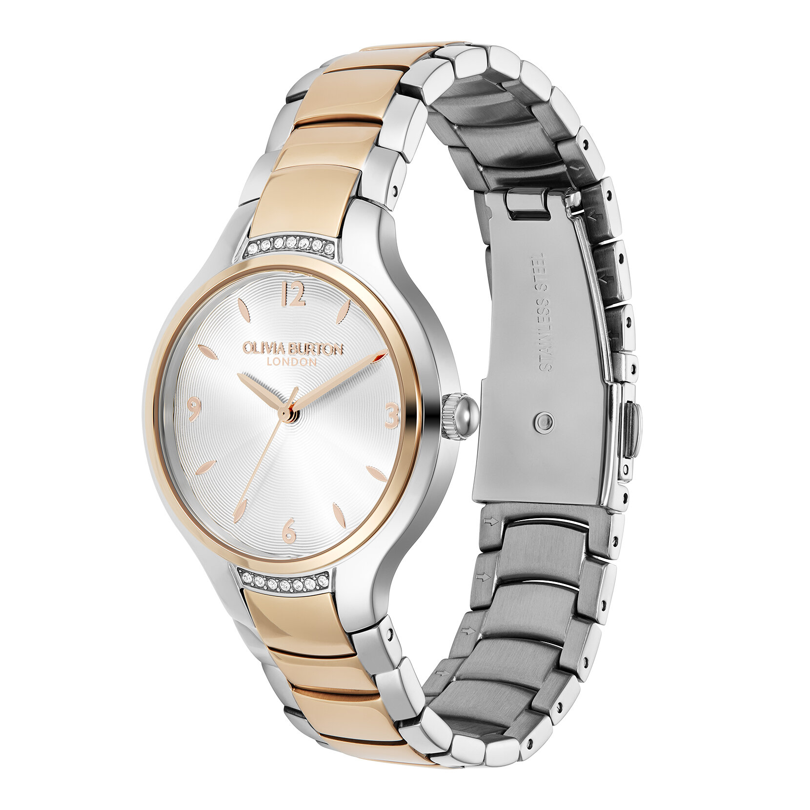 34mm Lea White & Two Tone Bracelet Watch