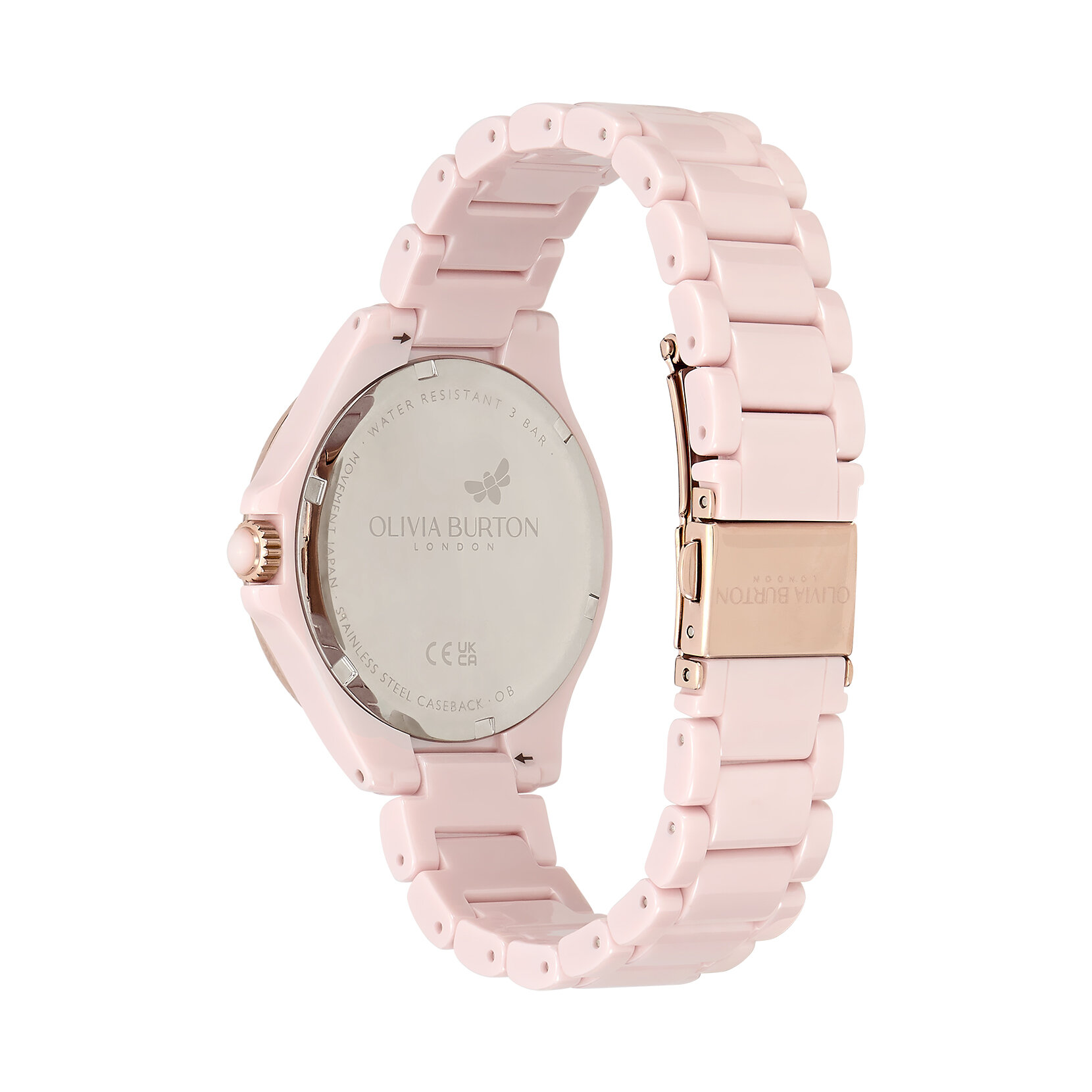 36mm Ceramic Blush Bracelet Watch