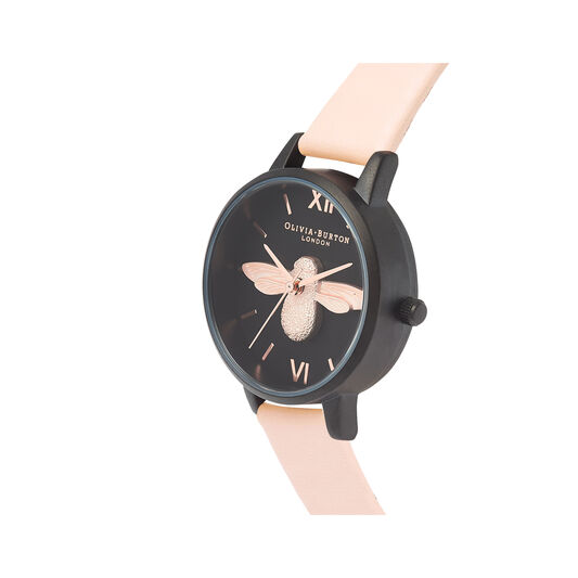 After Dark 3D Bee Nude Peach Watch