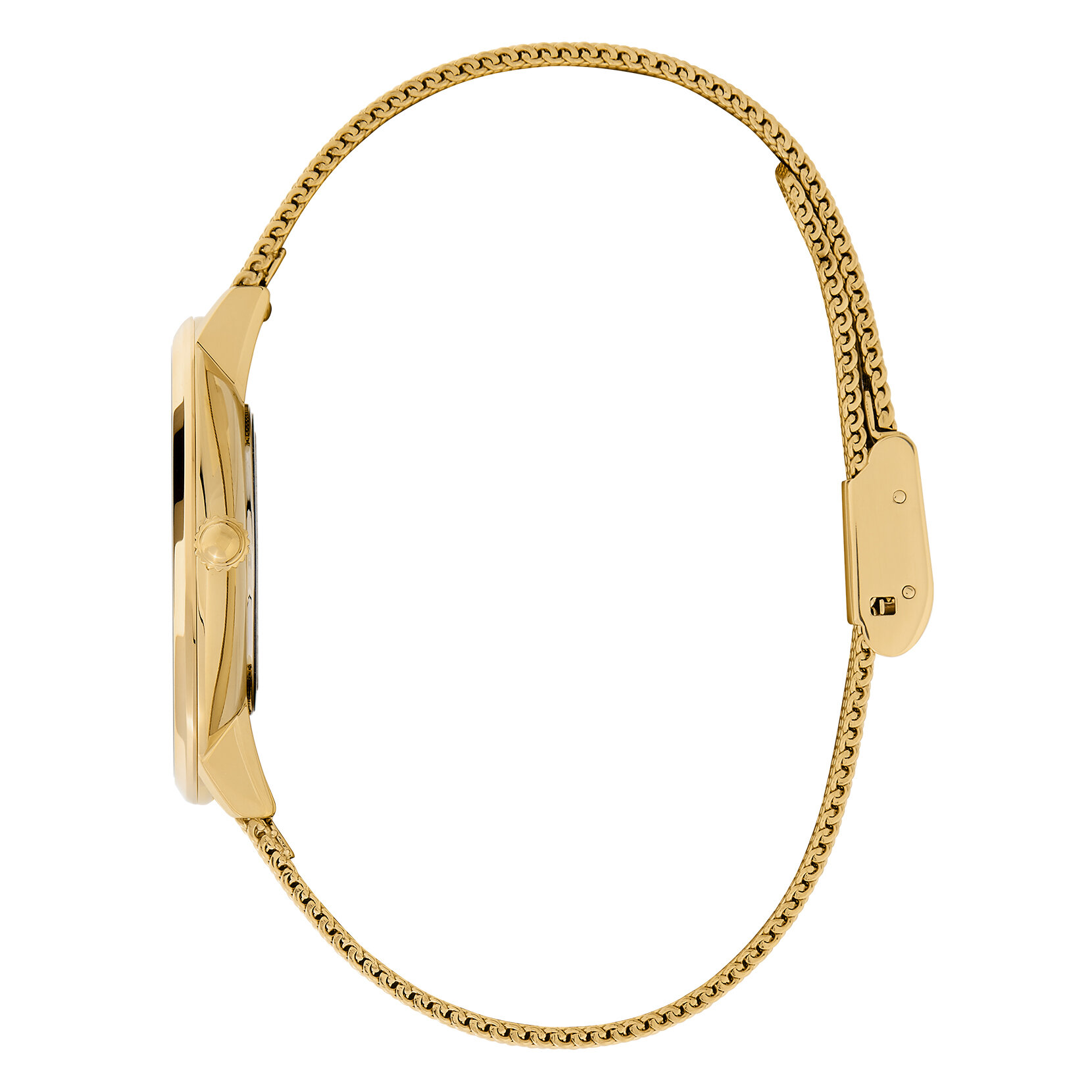 35mm Butterfly Ultra Slim Gold Mesh Watch