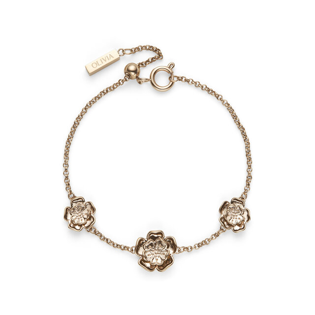 Tudor Rose Rose Gold Plated Bracelet
