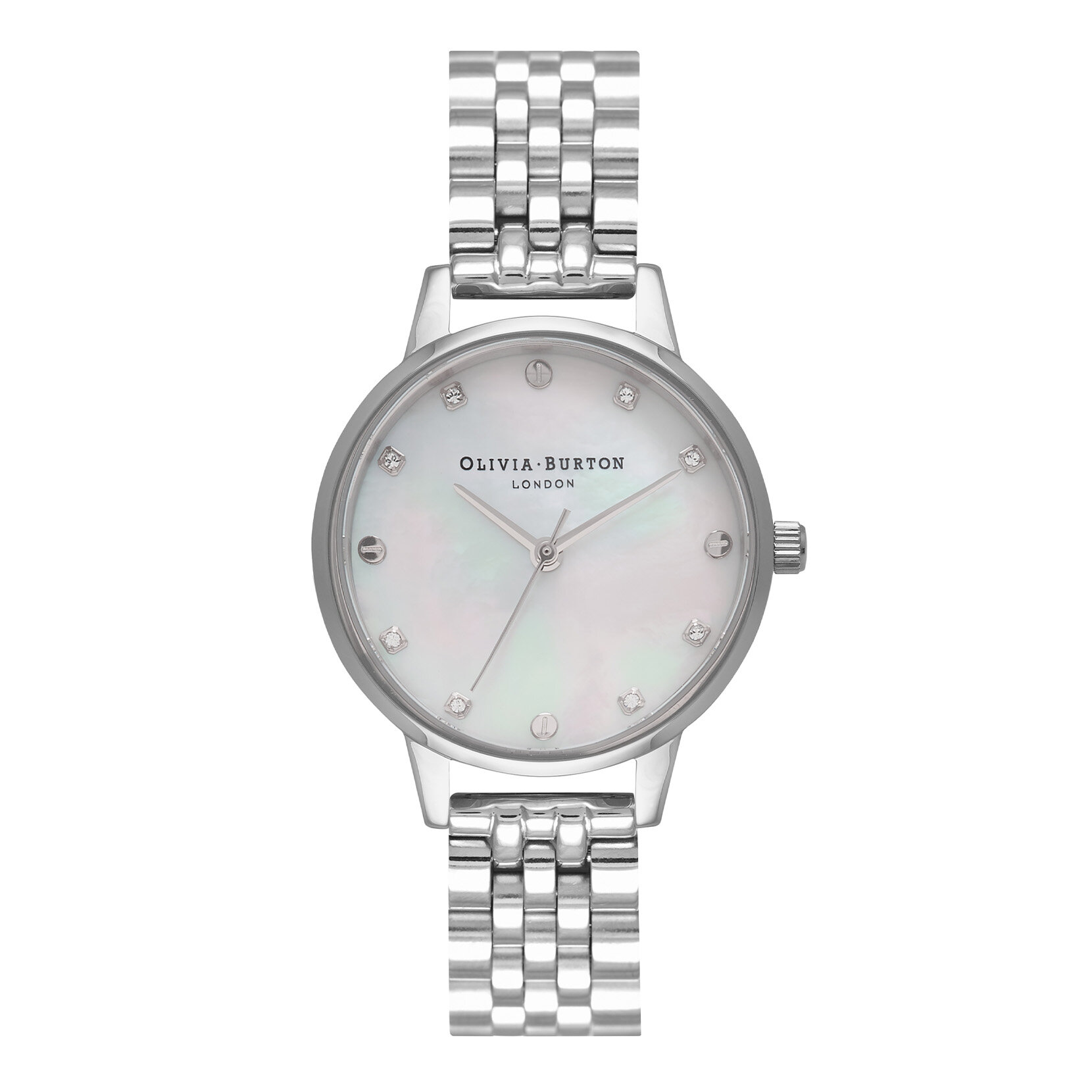 Montre à bracelet argent et cadran Midi Pearl Classic