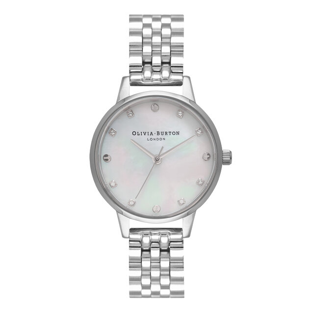 Montre à bracelet argent et cadran Midi Pearl Classic