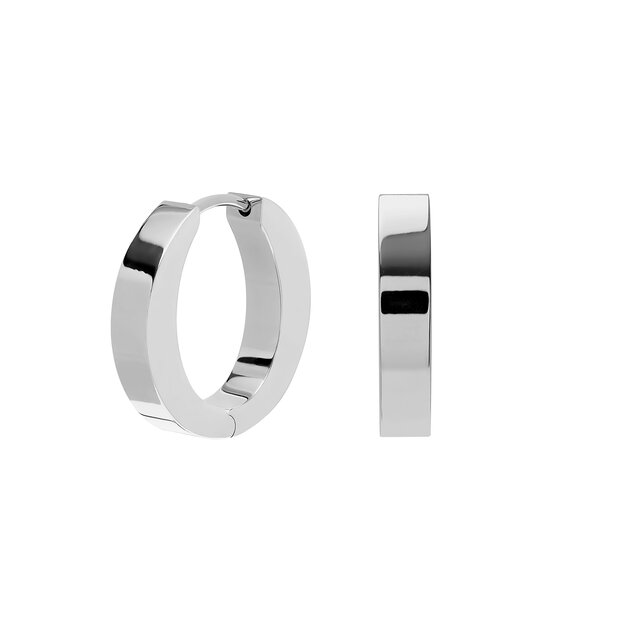 Boucles d'oreille argent O