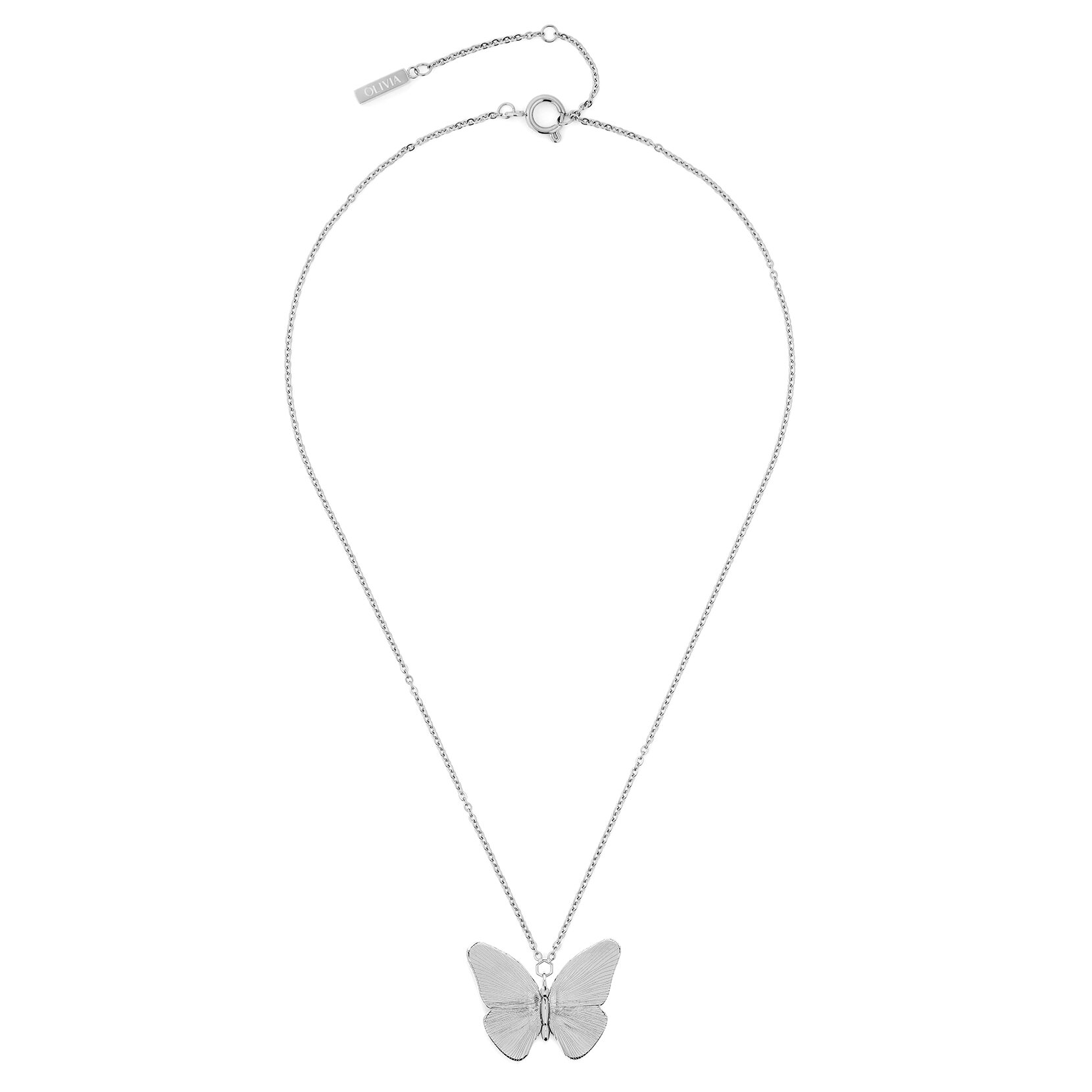 Butterfly Silver Necklace