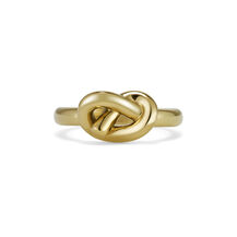 Bague L Nœud d’Amour Or plaqué