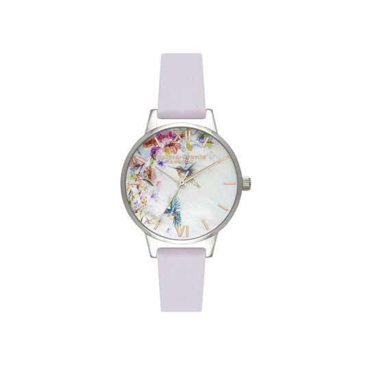 Painterly Prints Parma Violet, Rose Gold & Silver