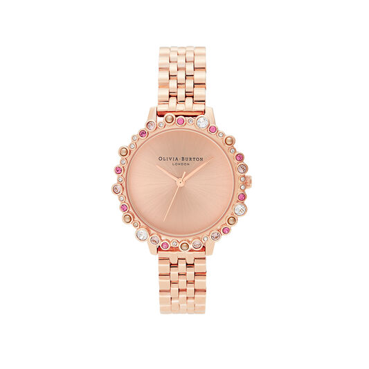 Limited Edition Bejewelled & Rose Gold Bracelet Watch