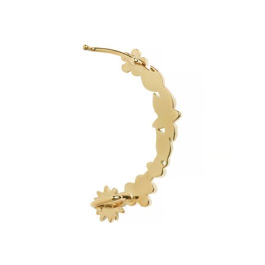 Big Dial Gold Case Cuff