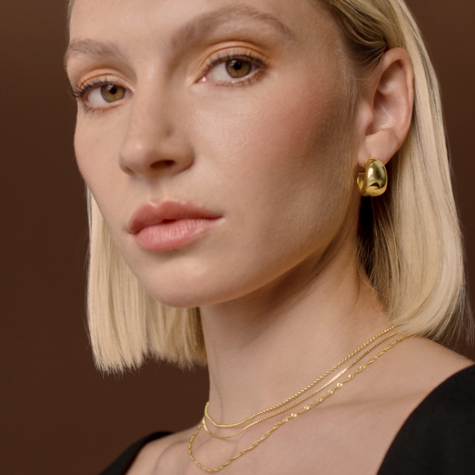 Petite Rolo Gold Plated Chain Necklace