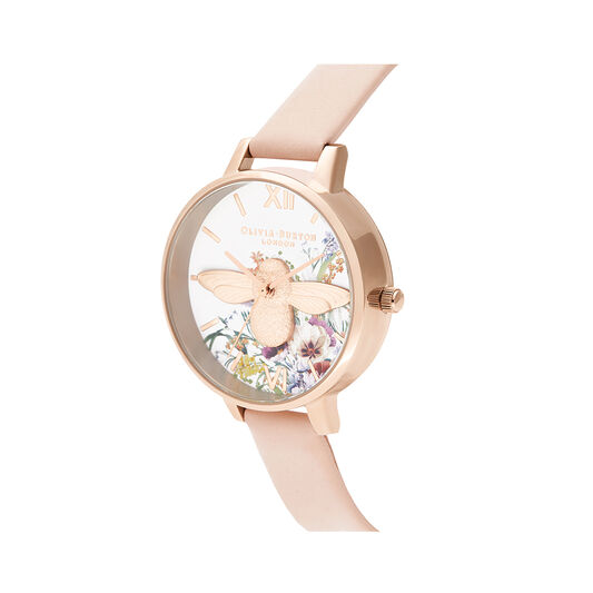 Enchanted Garden Nude Peach & Pale Rose Gold