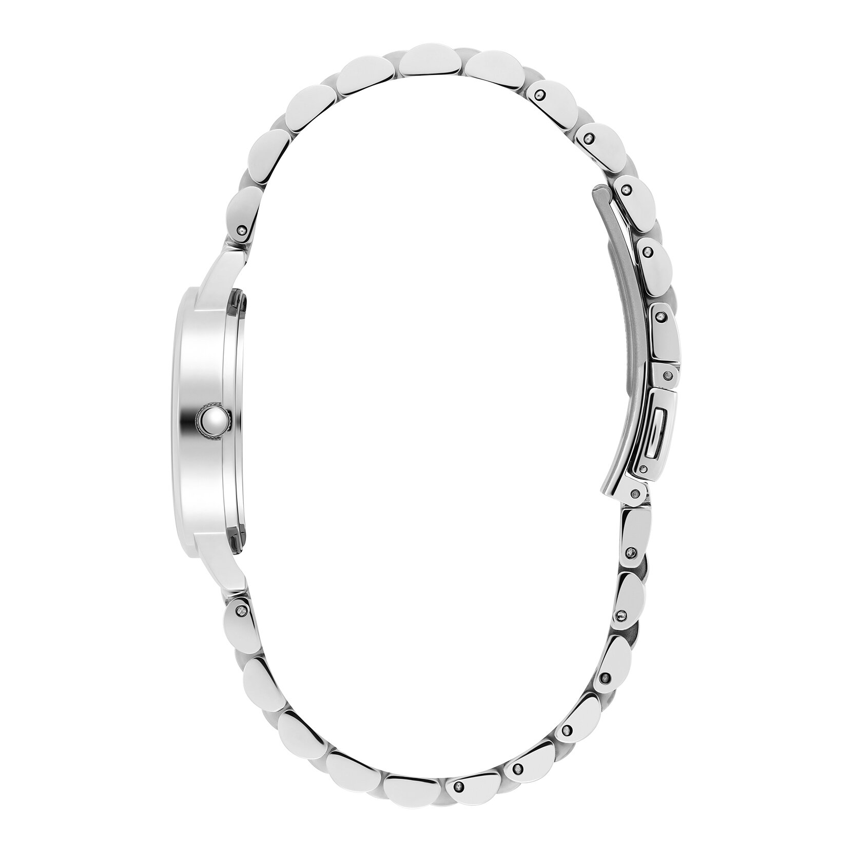 30mm White & Silver Bracelet Watch