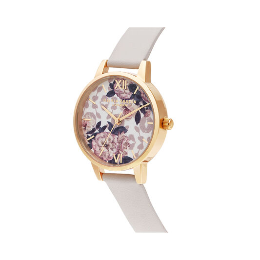 Wild Flower Vegan Blush & Gold Watch