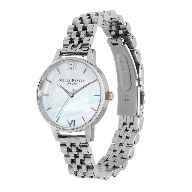Mother of Pearl Bracelet Blanc, Or