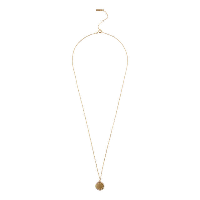 Bejewelled Classics Disc Gold Necklace