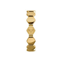 Bracelet Manchette Nid d'abeilles Plaqué Or Fin