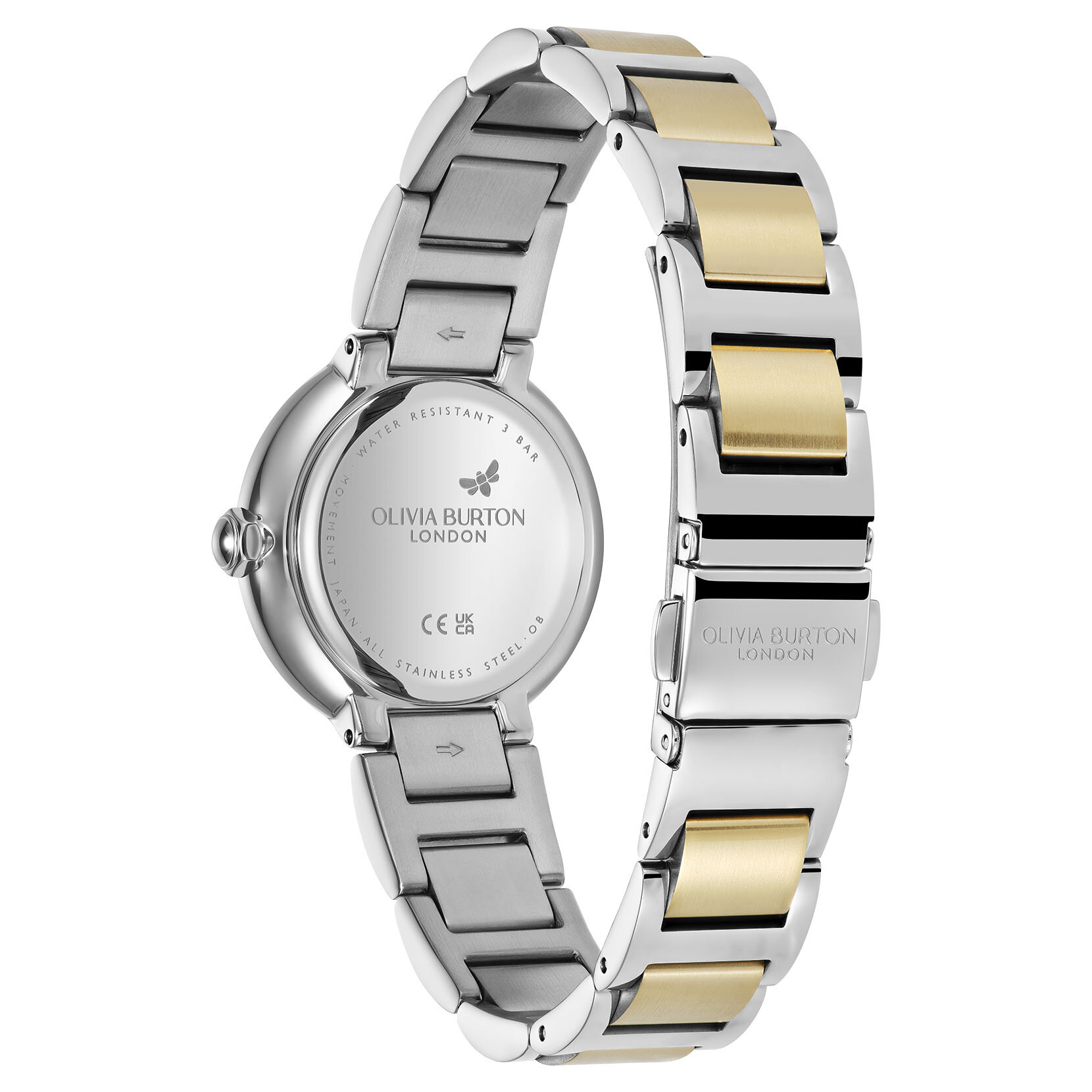 Montre Pembroke Blanc & Bracelet Bicolore 30mm