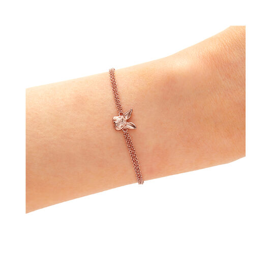 3D Bunny Rose Gold Bracelet