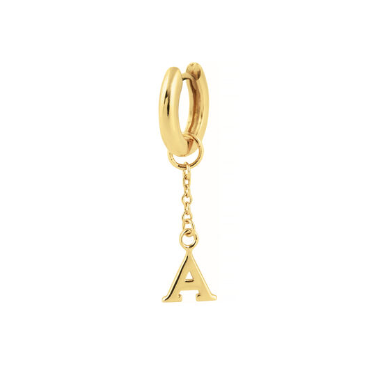 A Huggie Charm Gold