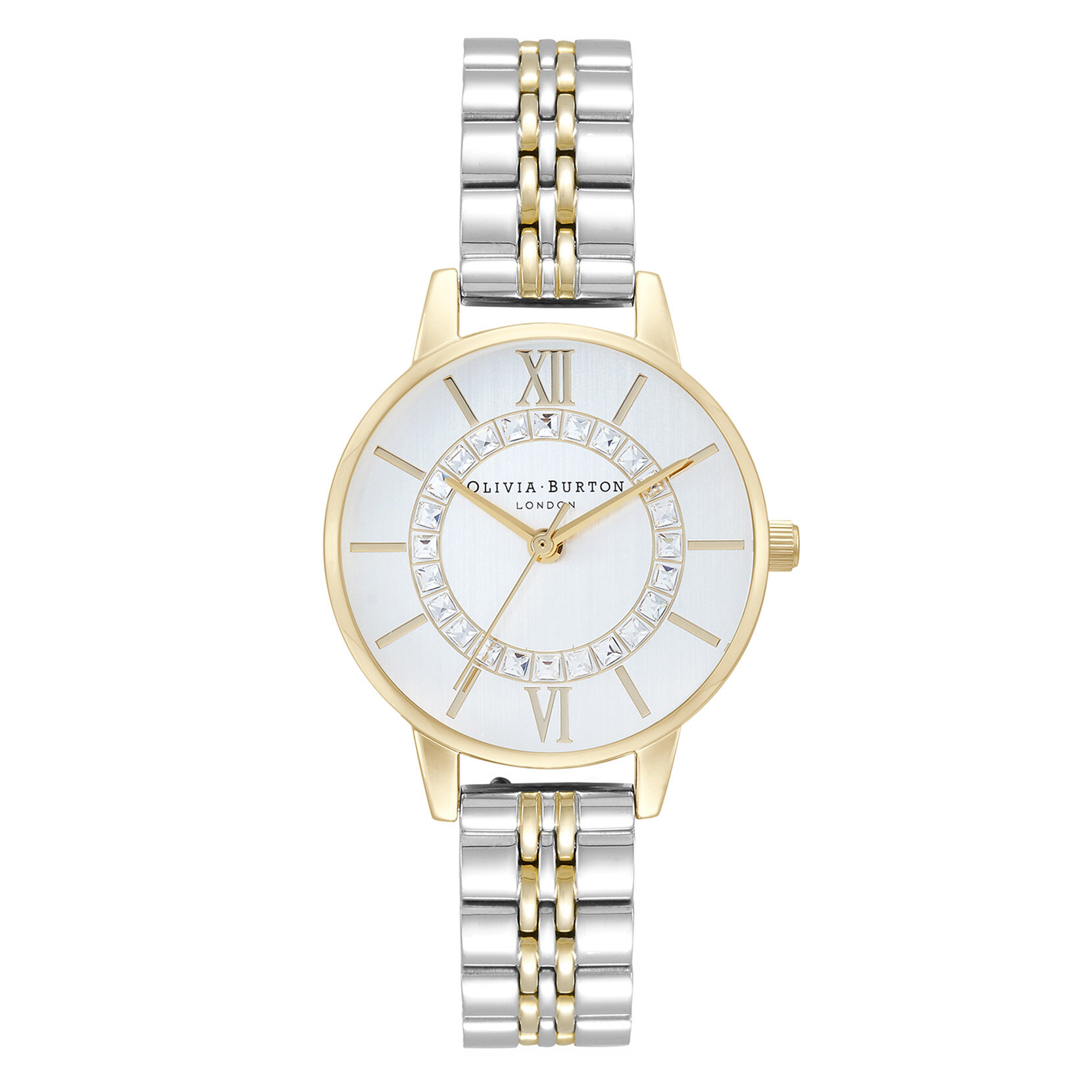 30mm Gold & Silver Bracelet Watch