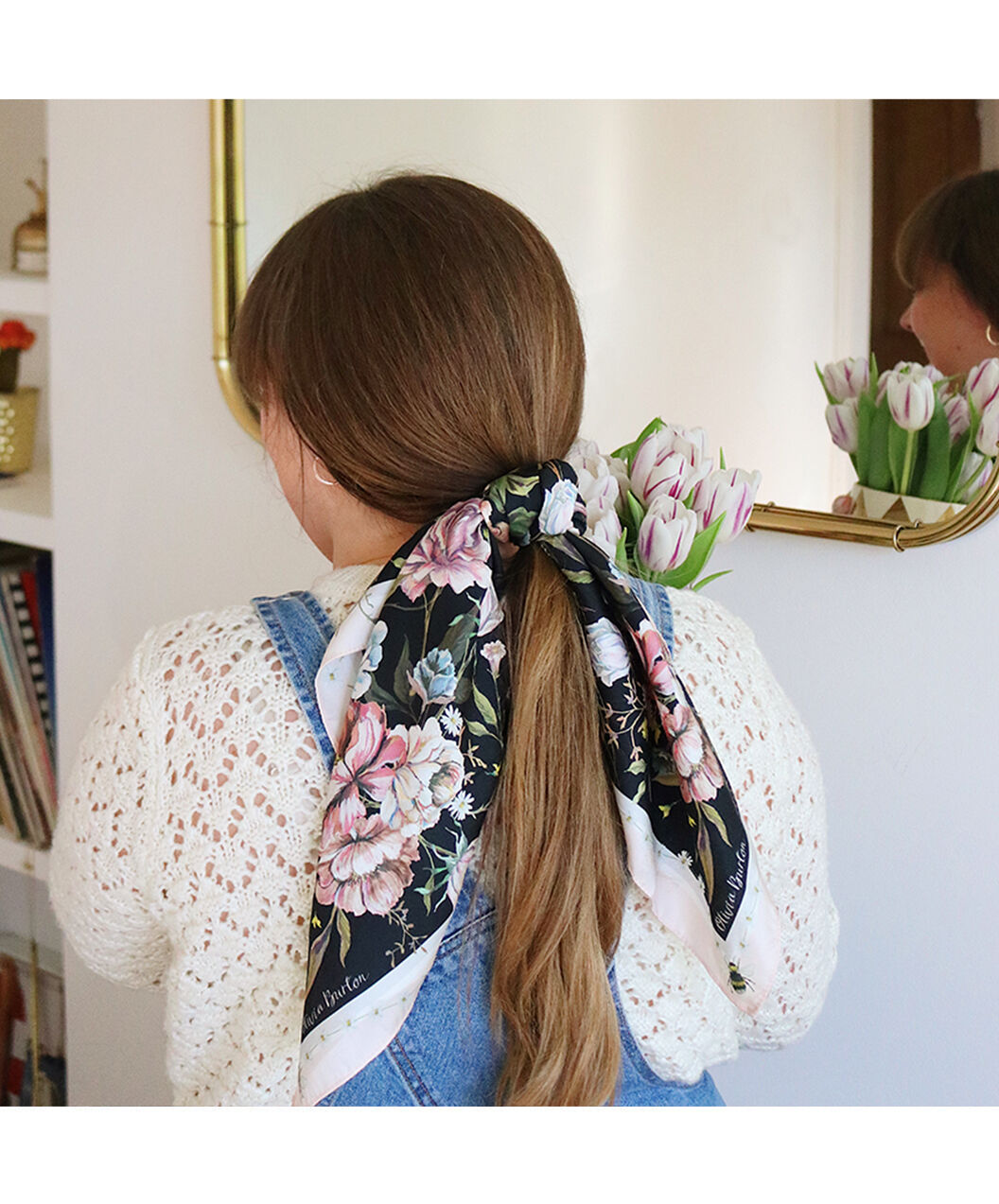 Olivia Burton Silk Scarf 2024 www.alhudapk