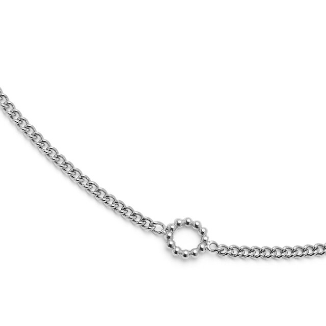 Illusion Silver Stacking Necklace Set