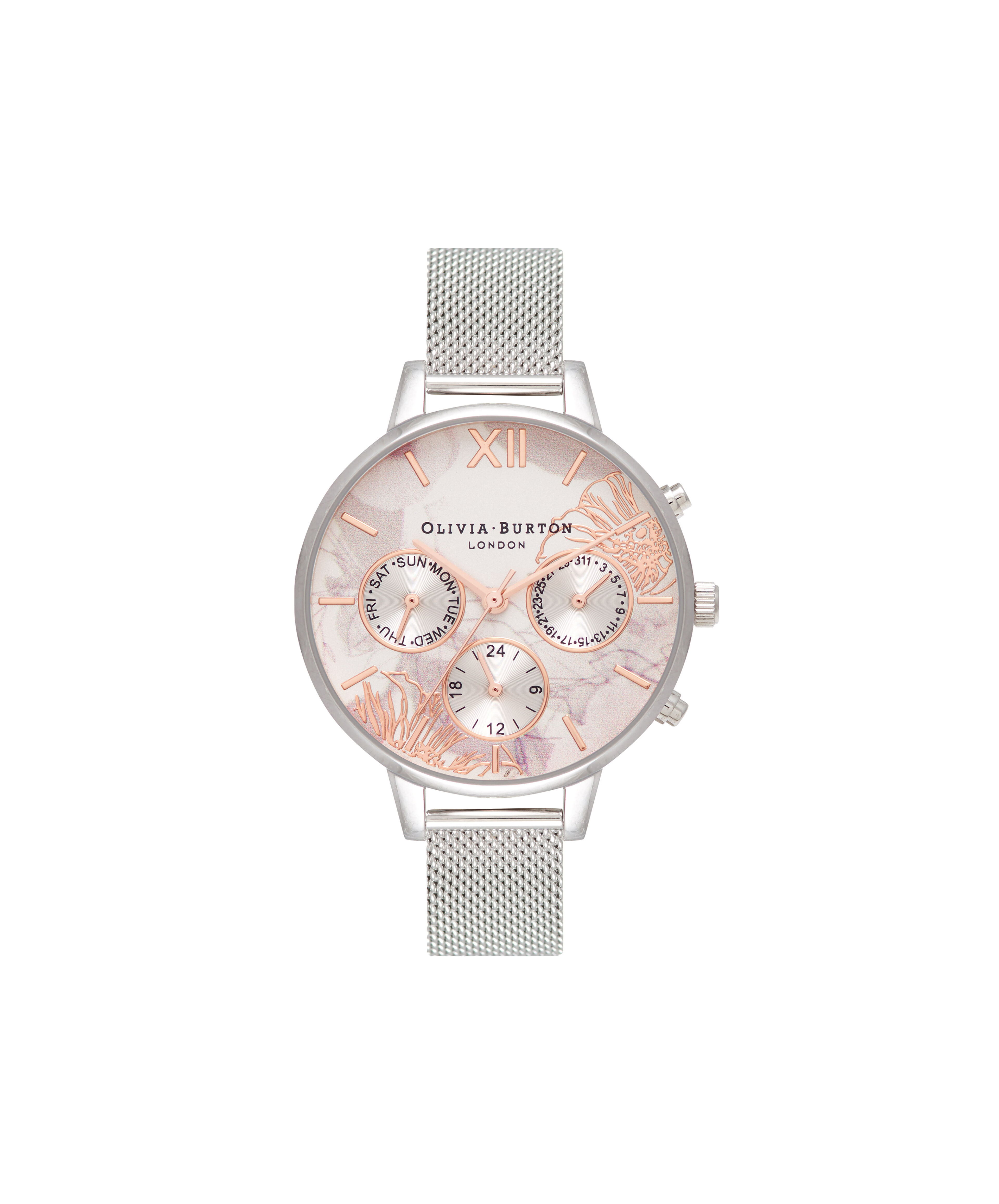olivia burton chronograph watch
