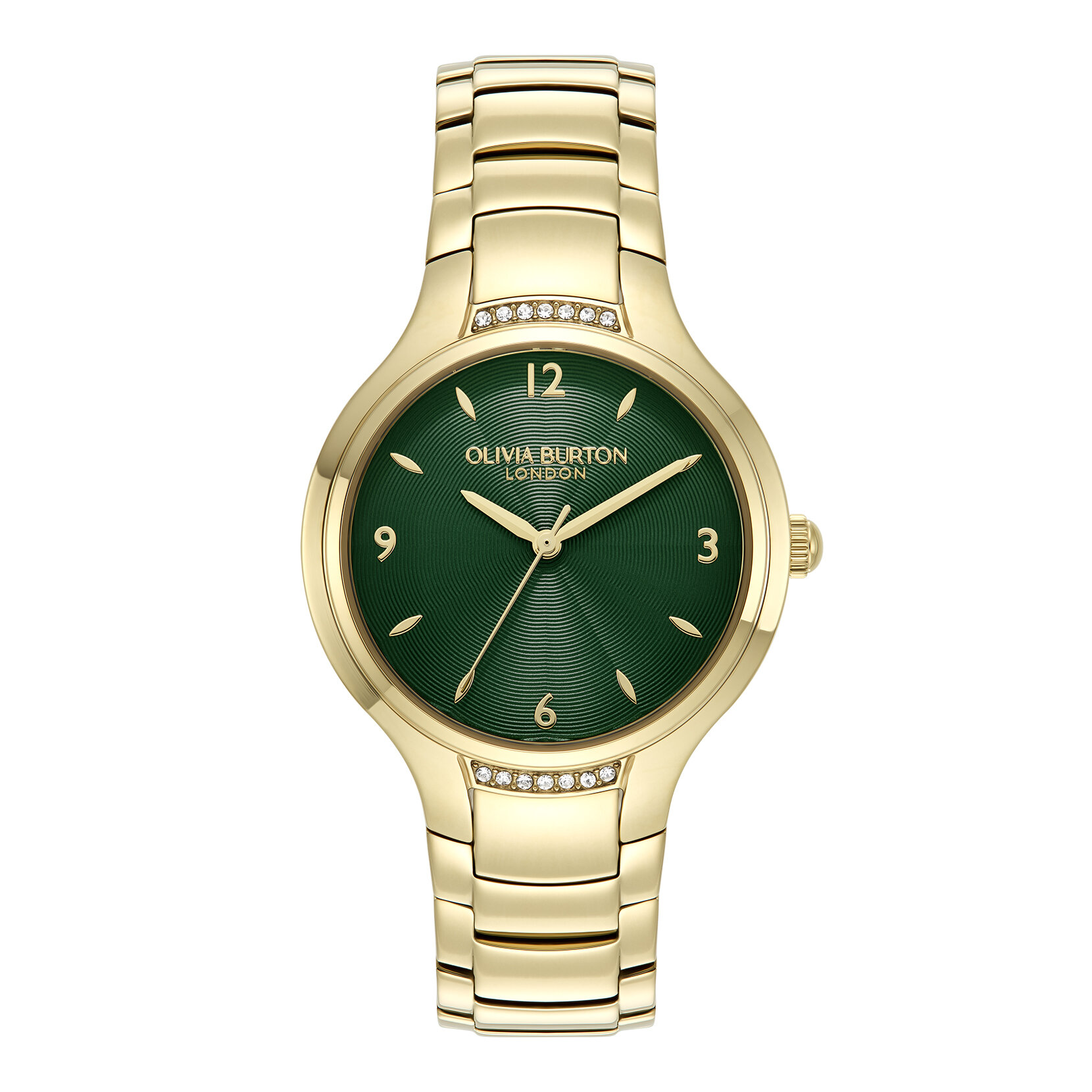Bracelet de Montre Lea 34mm Vert Forêt & Or