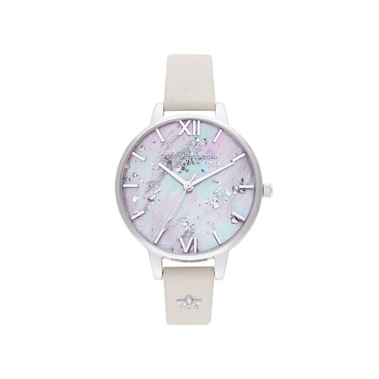 Celestial Star Mother of Pearl Dial, Blush & Silver