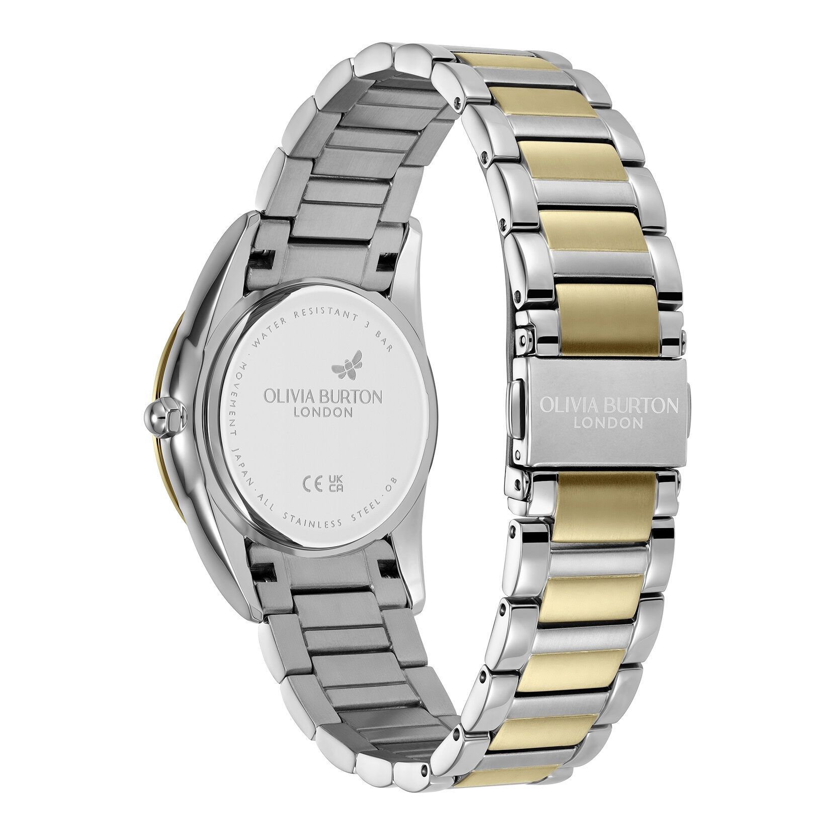 Montre Glowful Ivoire & Bracelet Bicolore 34mm