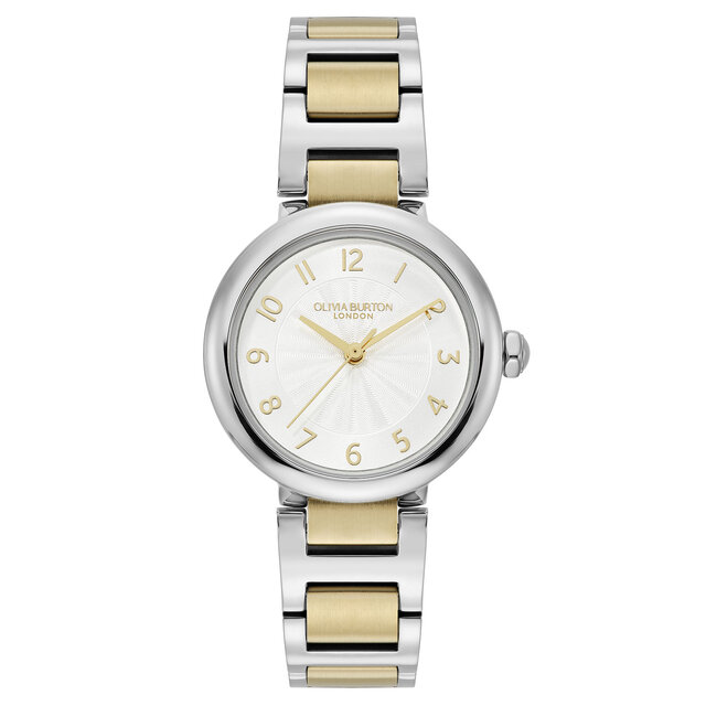 Montre Pembroke Blanc & Bracelet Bicolore 30mm