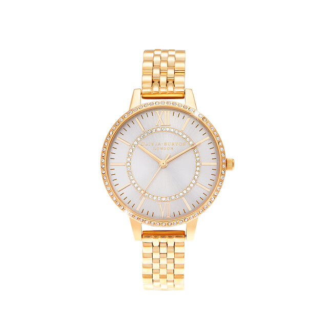 Bracelet en or Wonderland MOP demi cadran 