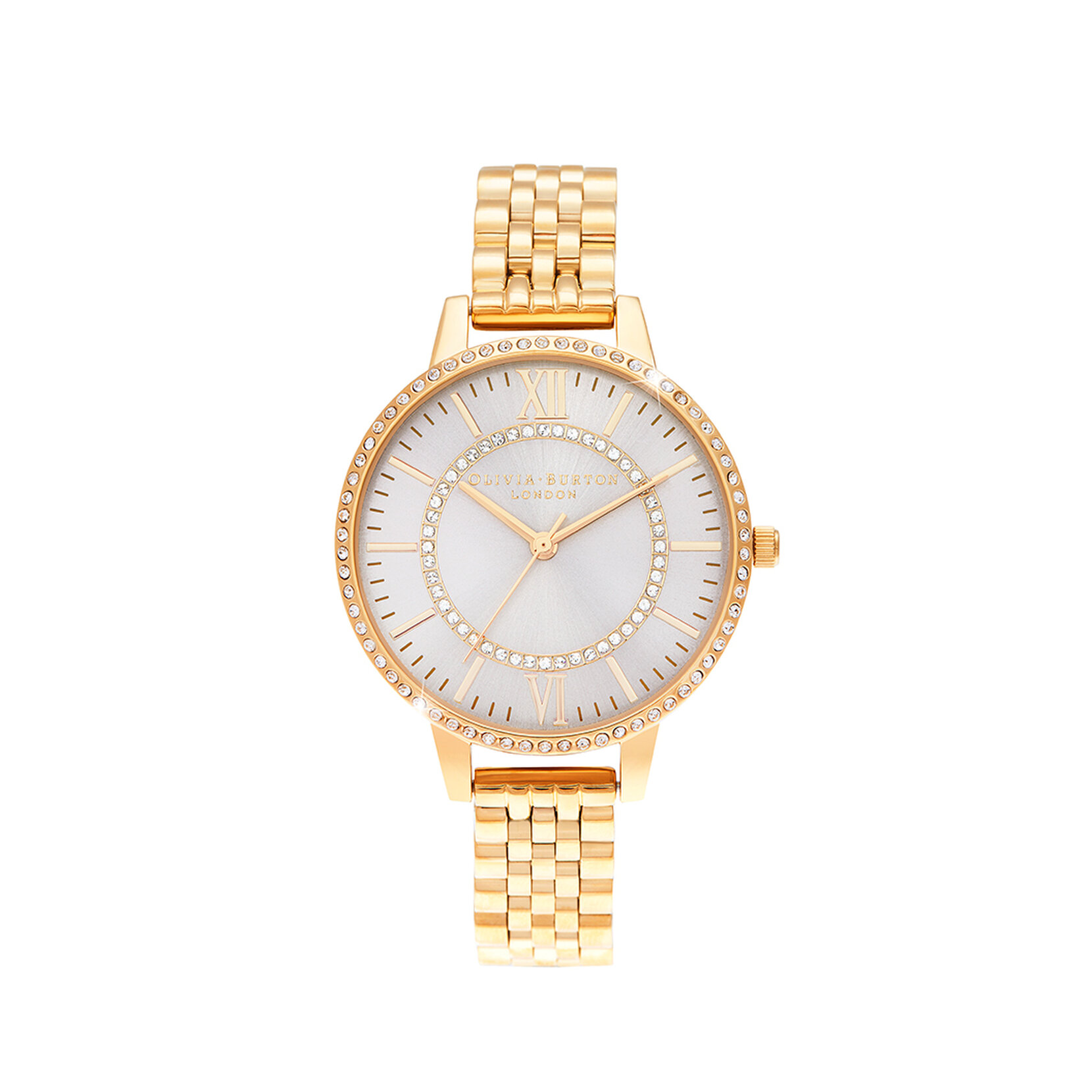 Bracelet en or Wonderland MOP demi cadran