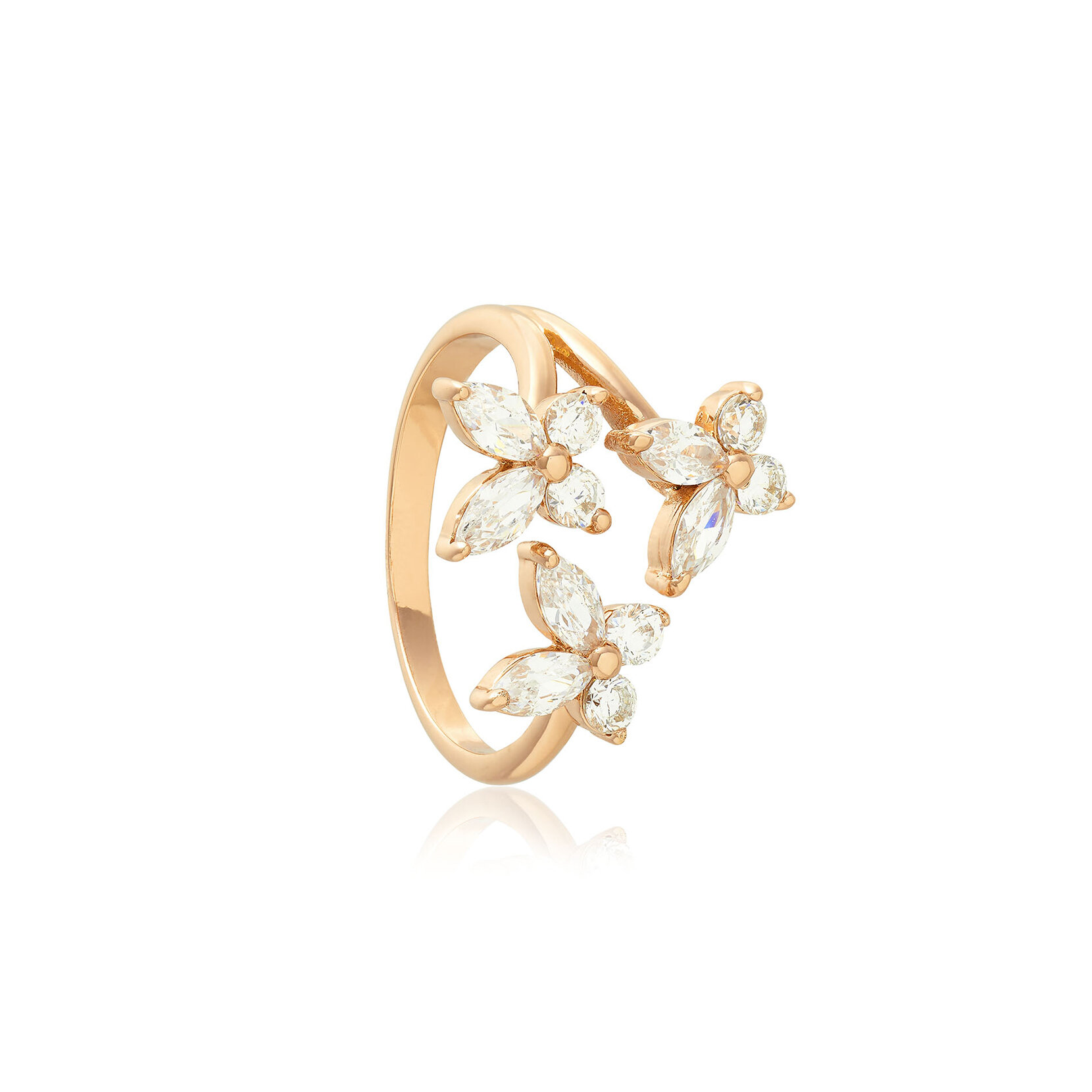 Gold Marquise Statement Ring