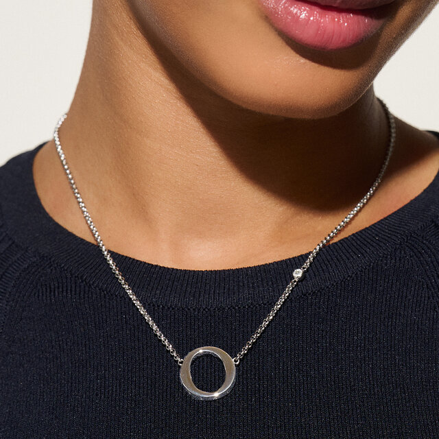 Collier pendentif argent O