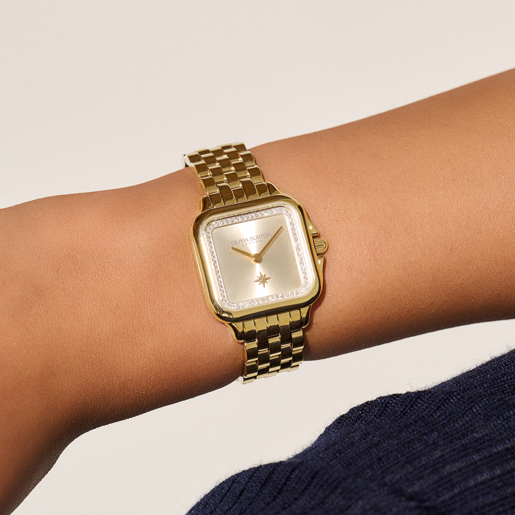 28mm Grosvenor Gold Bracelet Watch