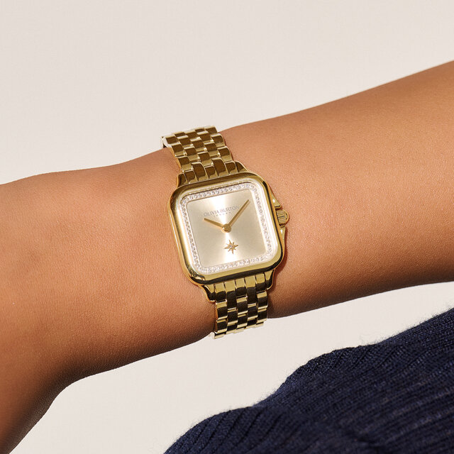 28mm Grosvenor Gold Bracelet Watch