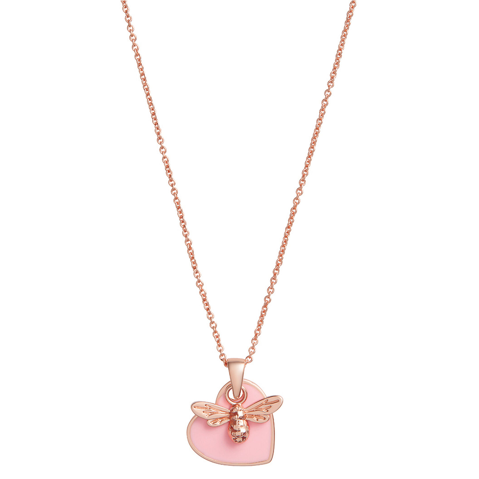 Collier You have my Heart rose et or rose