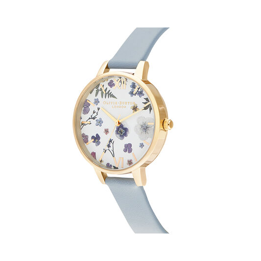 Artisan Vegan Blue & Gold Watch