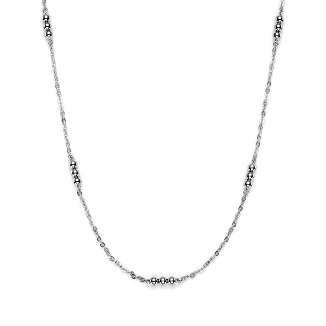 Collier Superposition Ever Stacked Perles Argent