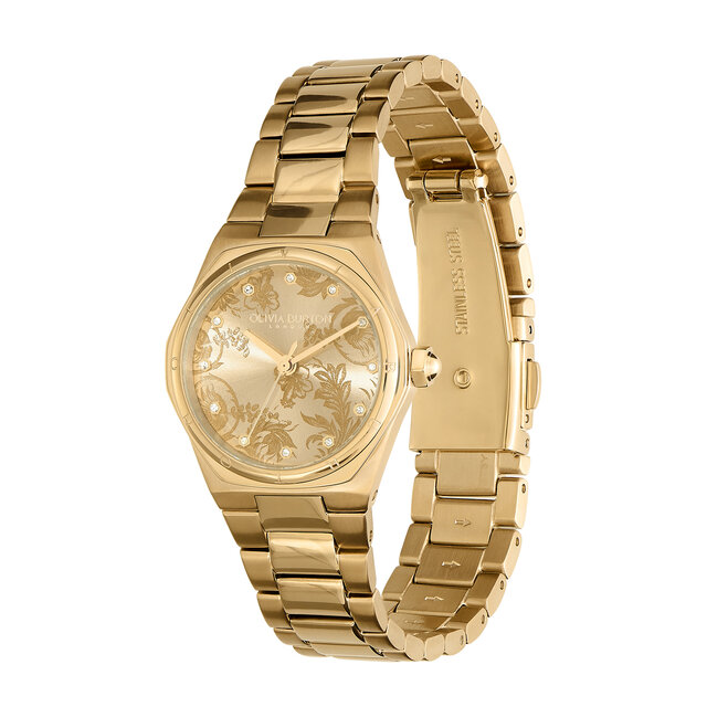 28mm Mini Hexa Gold Bracelet Watch