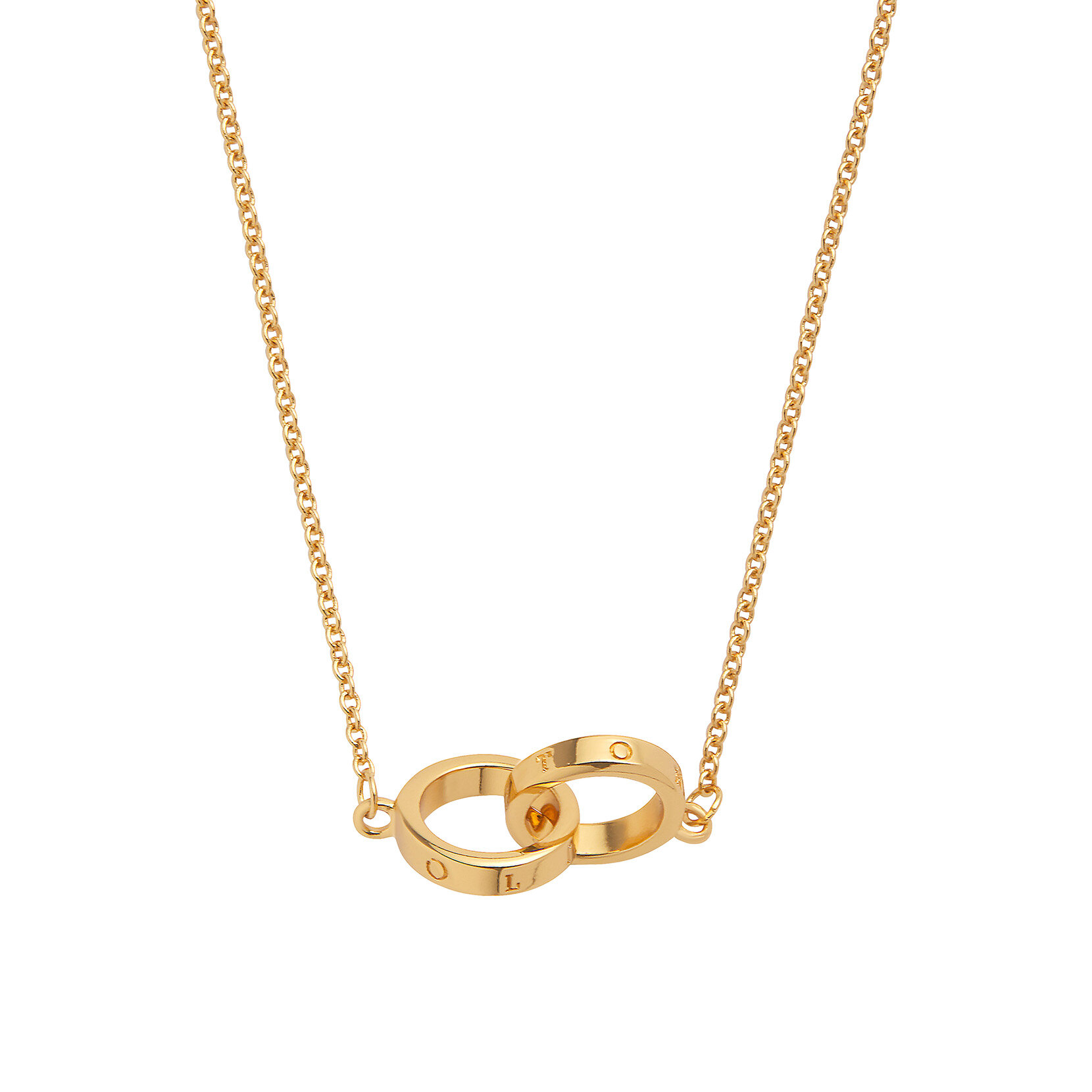 Collier Entrelac&eacute; Or