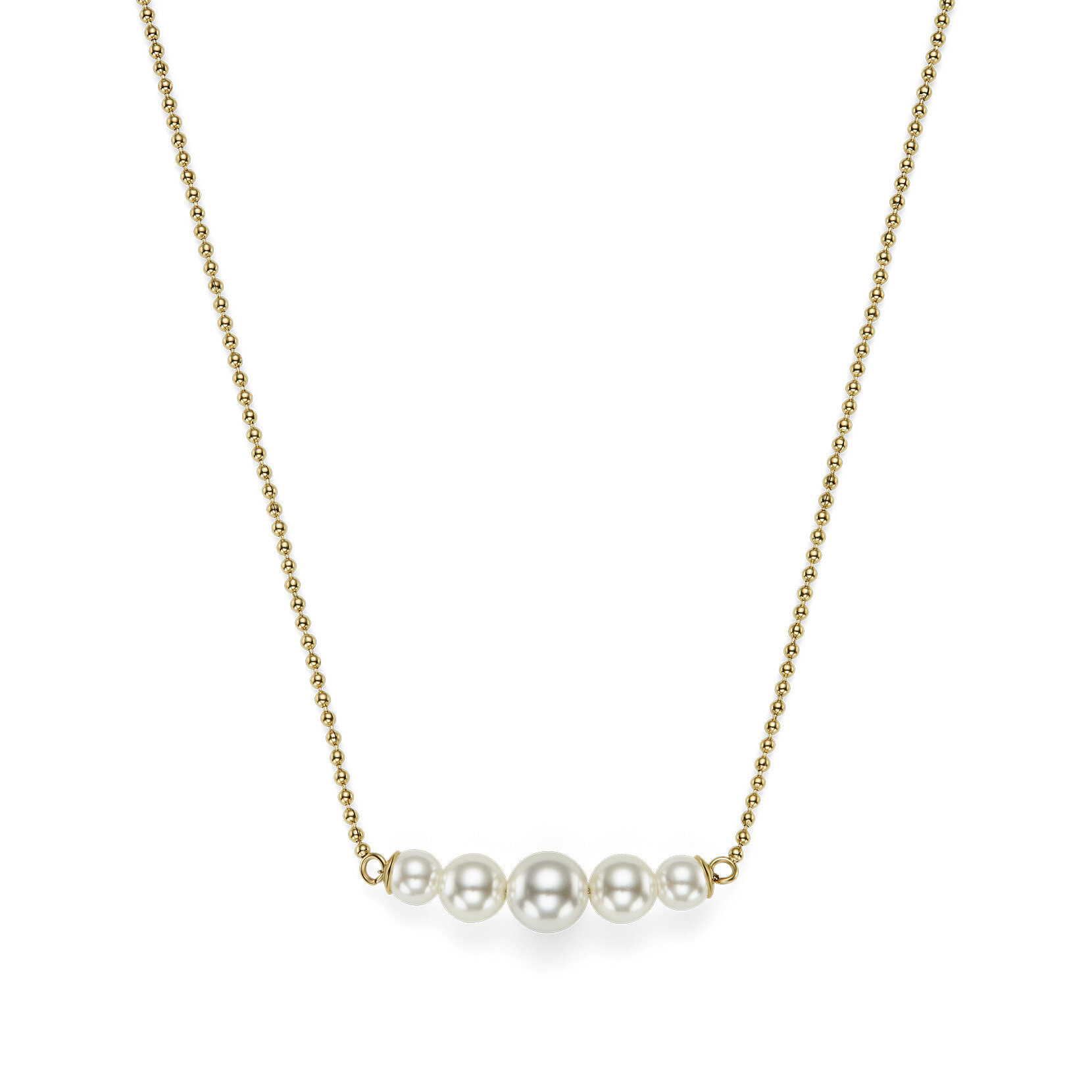 Collier Pearls & Beads Plaqué Or