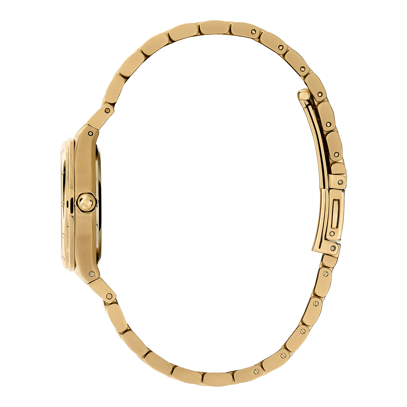 Montre Mini Hexa Champignon et Or 28 mm