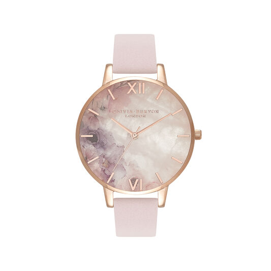 Semi Precious Blossom & Rose Gold Watch